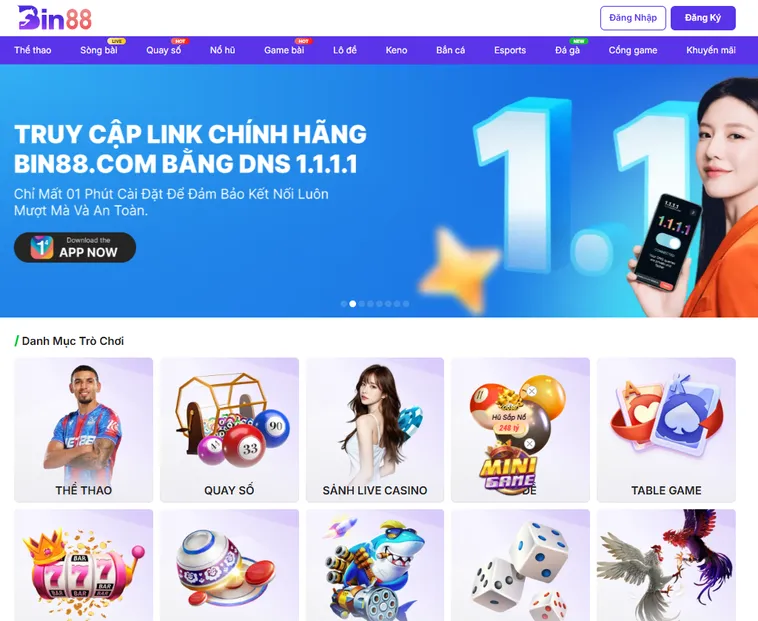 Cổng Game Bin88 - Hội Tụ Kho Trò Chơi Khổng Lồ Hấp Dẫn Mọi Cược Thủ